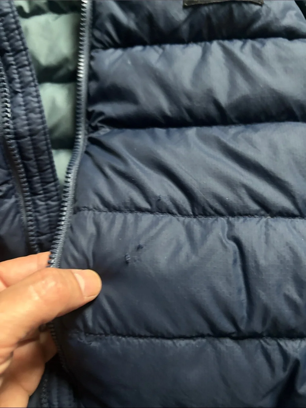 Boys Patagonia Navy Quilted Down Jacket